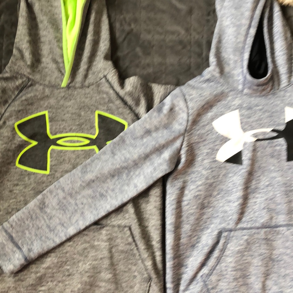 Boys UA hoodies